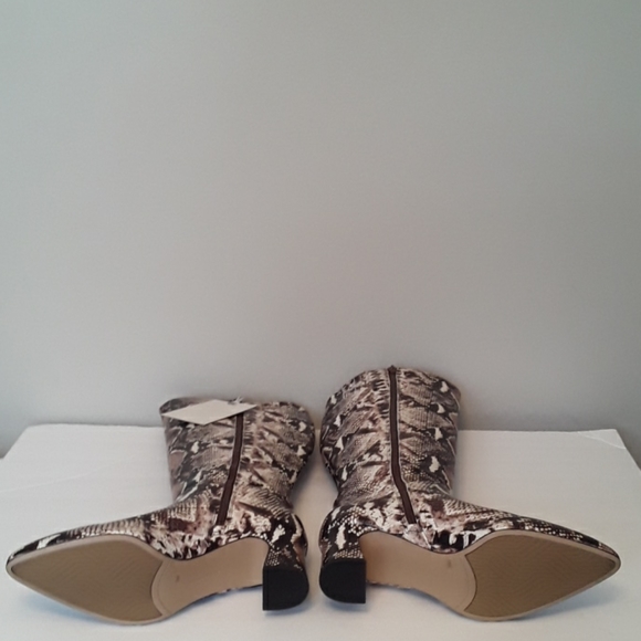 ALEX MARIE leather brown, cognac and cream boots - Picture 6 of 9